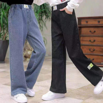 pants girls modish high waist straight (041806) - celana anak perempuan 